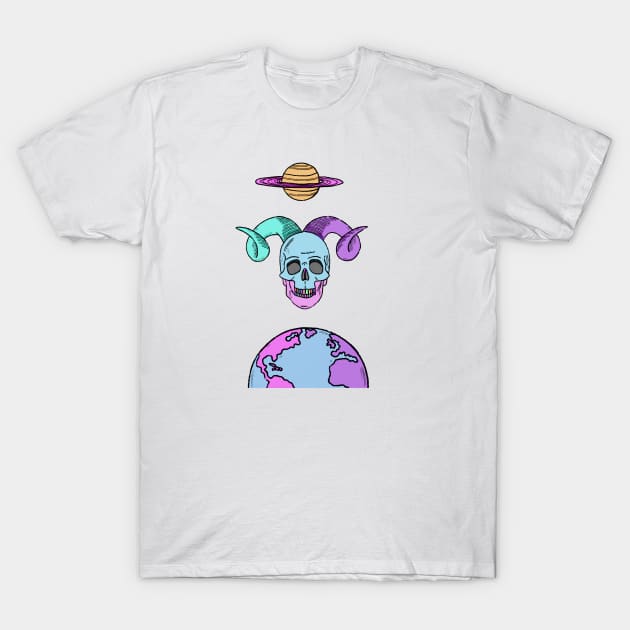 Capricorn T-Shirt by mena rae